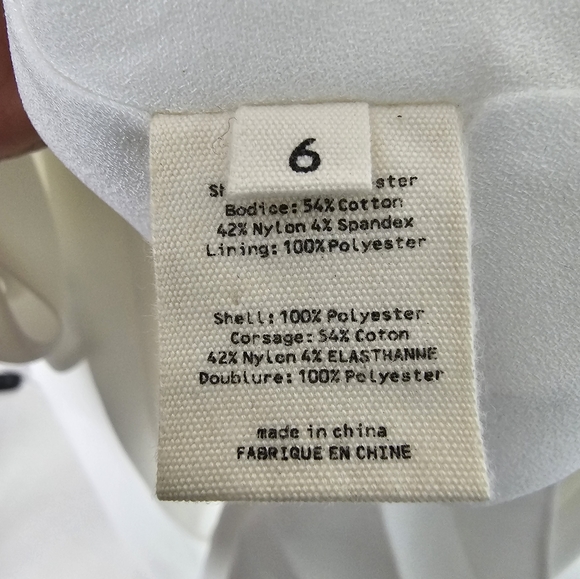 L'agence Short White Mini Dress Belted Pleated Excellent Pre-owned Condition 6 - Picture 5 of 5